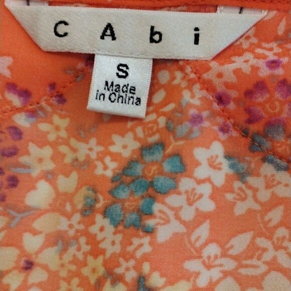 CAbi Sheer Floral Top - Picture 8 of 12